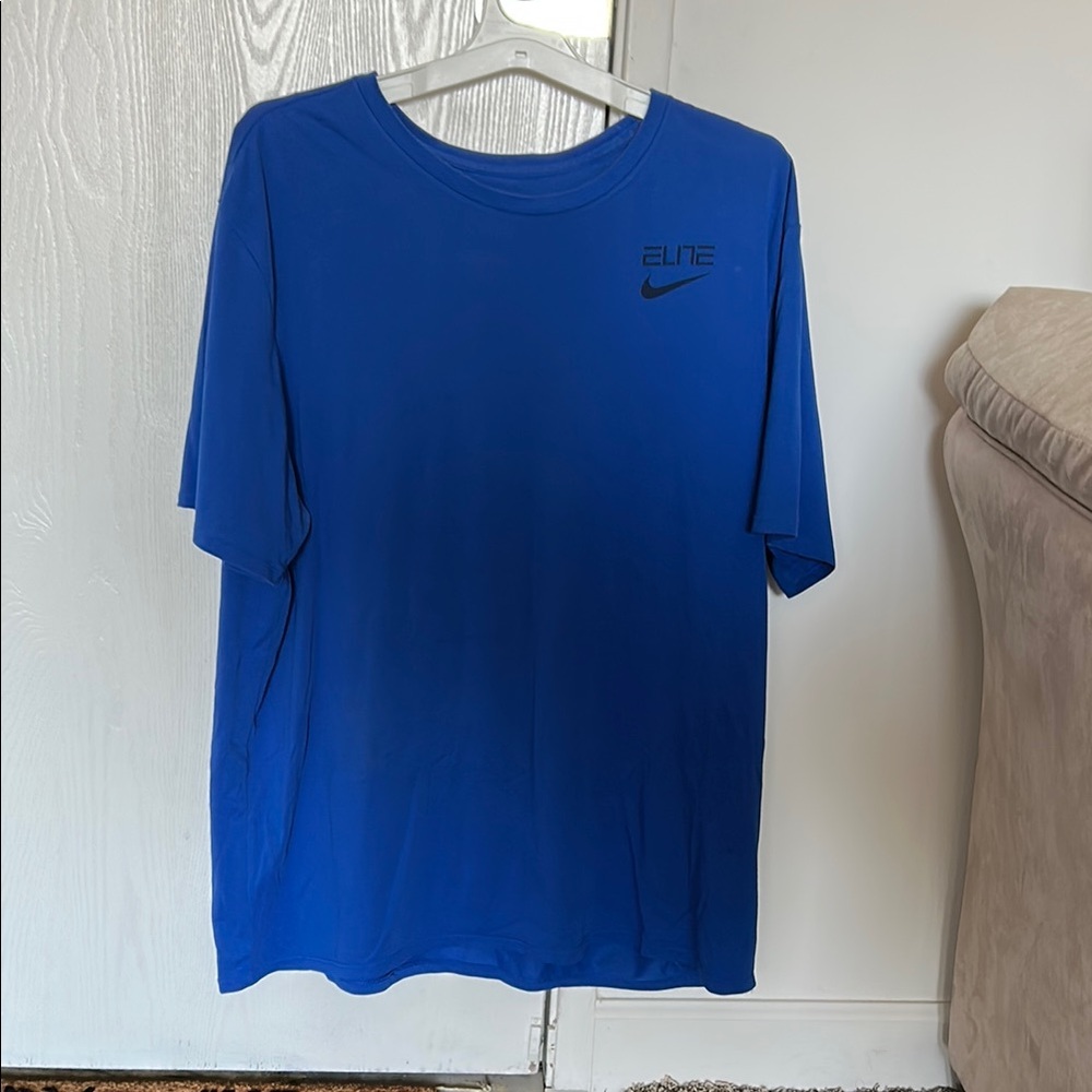 Nike Blue Short Sleeve Tees Casual Comfort